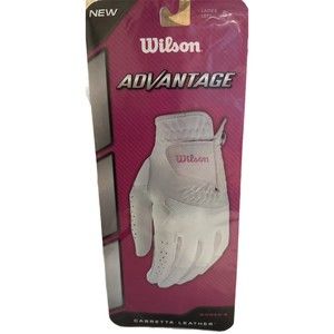 Wilson Advantage Women’s Small Left Hand Golf Glove Cabretta Leather Comfort NIP